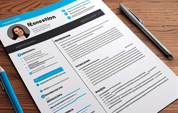 **
Prompt: Professional resume highlighting marketing skills and experience, alongside a compelling cover letter. Focus on a clean, modern design with sections for education, skills, and portfolio projects.
**