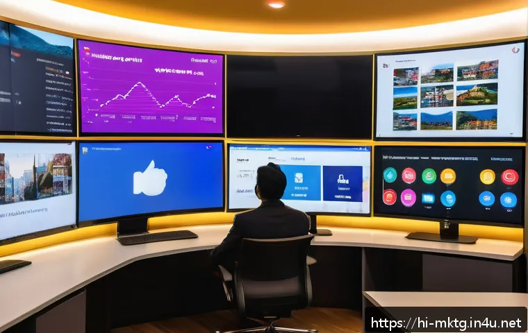 마케팅관리사 관련 최신 마케팅 트렌드 - A vibrant digital marketing office scene showcasing a diverse team of Indian professionals analyzing...